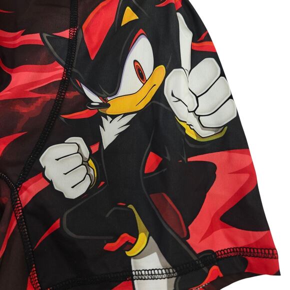 Sega Sonic The Hedgehog SHADOW Boxer Briefs Mens Size Medium Red Black NWT - Picture 3 of 7